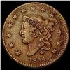 Image 1 : 1834 Dbl Profile Coronet Head Large Cent ABOUT UNCIRCULATED