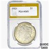 Image 1 : 1921 Morgan Silver Dollar PGA MS65