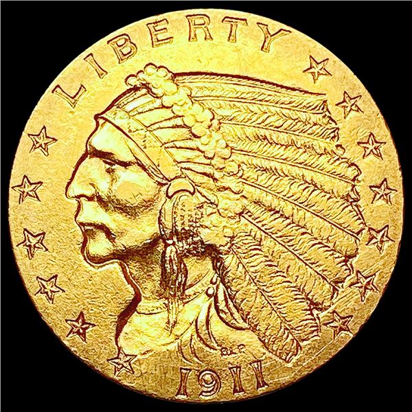 1911 $2.50 Gold Quarter Eagle UNCIRCULATED