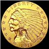 1911 $2.50 Gold Quarter Eagle UNCIRCULATED