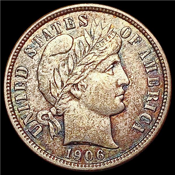 1906-S Barber Dime CLOSELY UNCIRCULATED