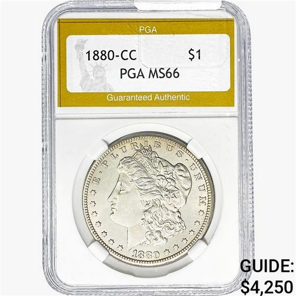 1880-CC Morgan Silver Dollar PGA MS66
