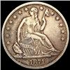 1871-S Seated Liberty Half Dollar NEARLY UNCIRCULATED