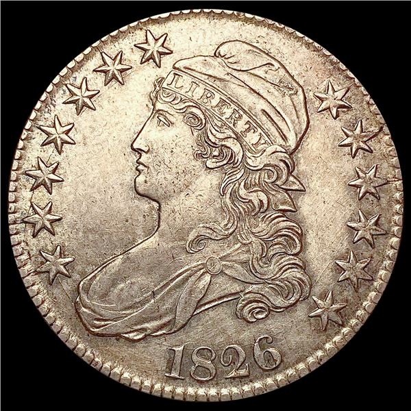 1826 Capped Bust Half Dollar CLOSELY UNCIRCULATED