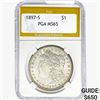 1897-S Morgan Silver Dollar PGA MS65
