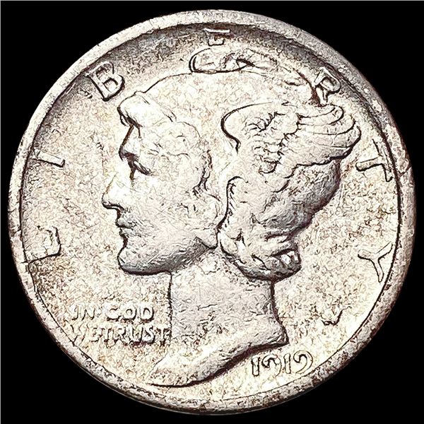 1919-S Mercury Dime CLOSELY UNCIRCULATED