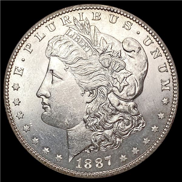 1887-S/S Vam 2 Morgan Silver Dollar SUPERB GEM BU