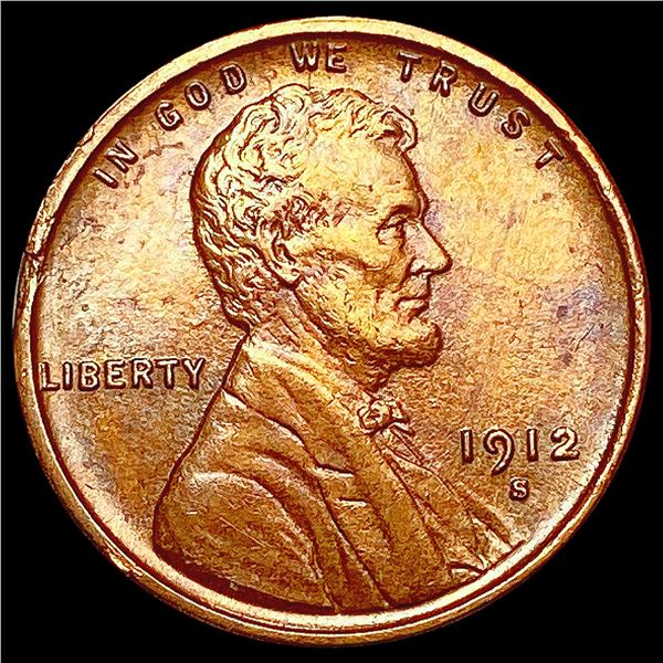 1912-S Wheat Cent CHOICE BU