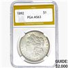 1892 Morgan Silver Dollar PGA MS63