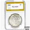 1880 Morgan Silver Dollar PGA MS65