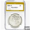1886-O Morgan Silver Dollar PGA MS62+