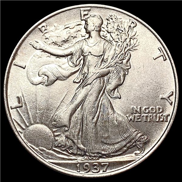 1937 Walking Liberty Half Dollar SUPERB GEM BU