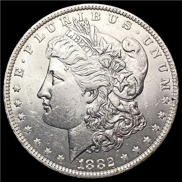 1882-O Morgan Silver Dollar SUPERB GEM BU