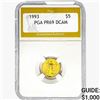 Image 1 : 1993 1/10oz Gold $5 Eagle PGA PR69 DCAM