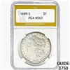 1889-S Morgan Silver Dollar PGA MS63