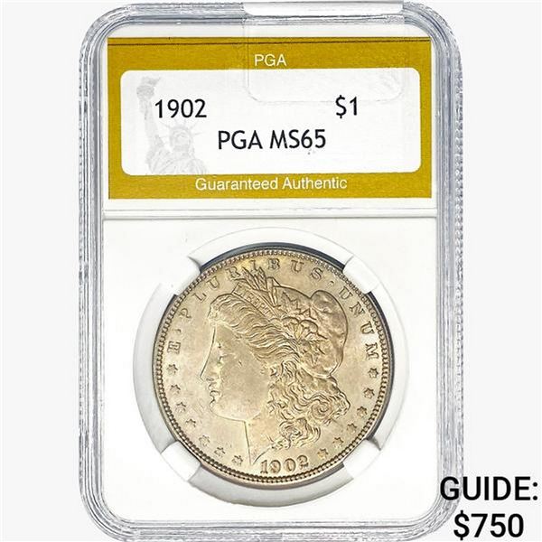 1902 Morgan Silver Dollar PGA MS65