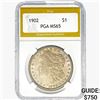 Image 1 : 1902 Morgan Silver Dollar PGA MS65