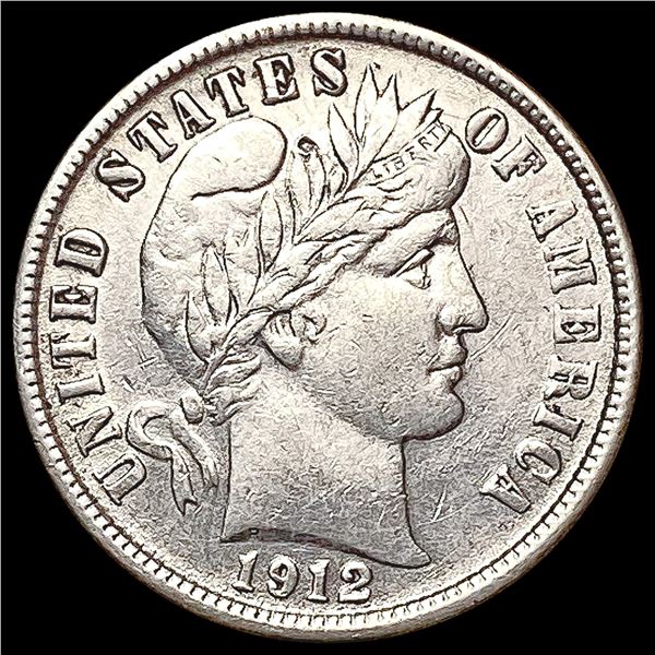 1912-D Barber Dime CLOSELY UNCIRCULATED