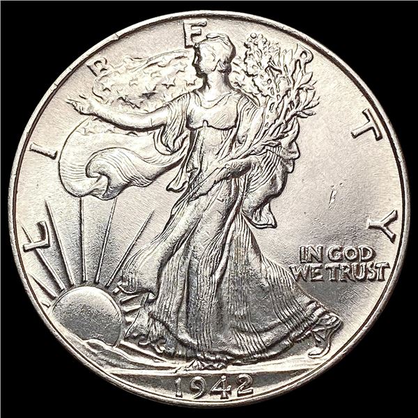1942 Walking Liberty Half Dollar SUPERB GEM BU