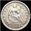 1854-O Arrows Seated Liberty Half Dime NEARLY UNCIRCULATED