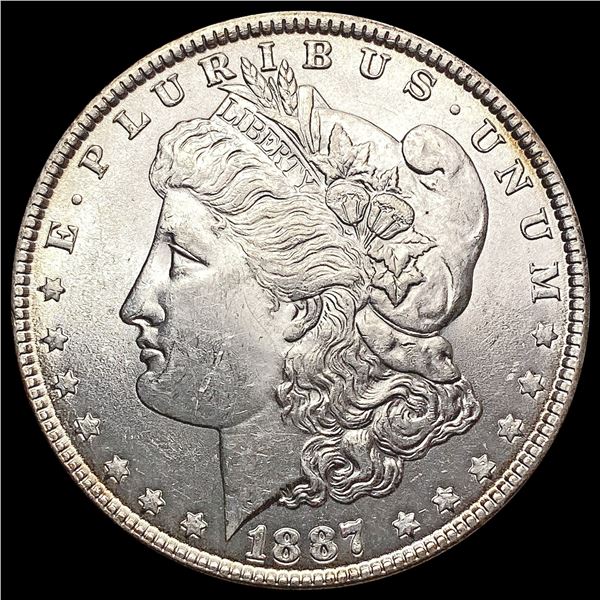 1887 Morgan Silver Dollar SUPERB GEM BU