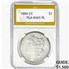 1884-CC Morgan Silver Dollar PGA MS65 PL