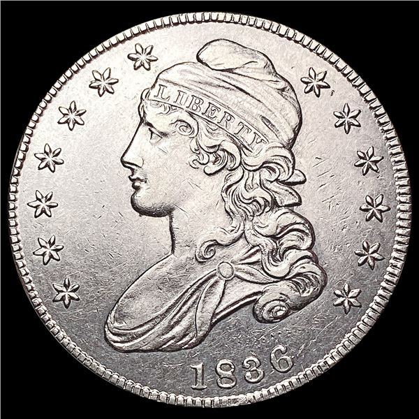 1836 Capped Bust Half Dollar CLOSELY UNCIRCULATED