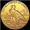 Image 2 : 1911 $2.50 Gold Quarter Eagle CHOICE BU