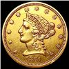 1861 $2.50 Gold Quarter Eagle NEARLY UNCIRCULATED
