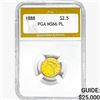 1888 $2.50 Gold Quarter Eagle PGA MS66 PL
