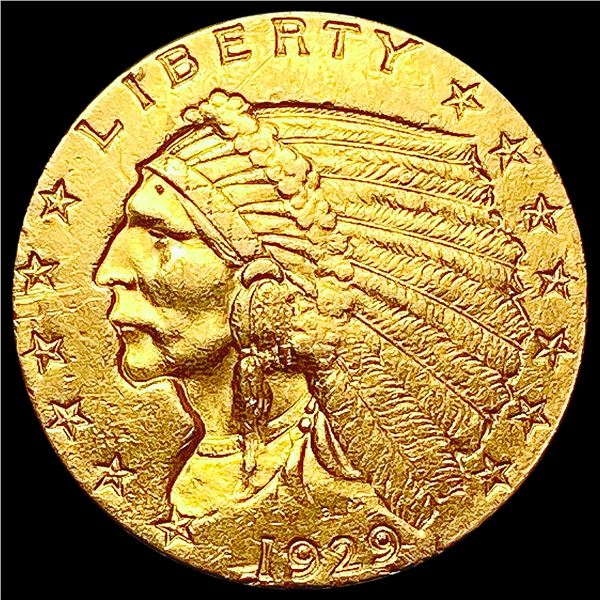 1929 $2.50 Gold Quarter Eagle UNCIRCULATED