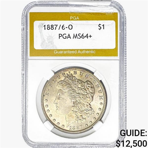 1887/6-O Morgan Silver Dollar PGA MS64+