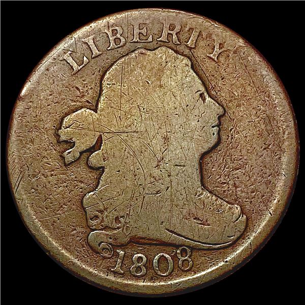 1808 Draped Bust Half Cent NICELY CIRCULATED