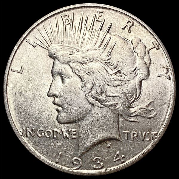1934-D Silver Peace Dollar CHOICE BU