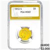 1912-S $5 Gold Half Eagle PGA MS60