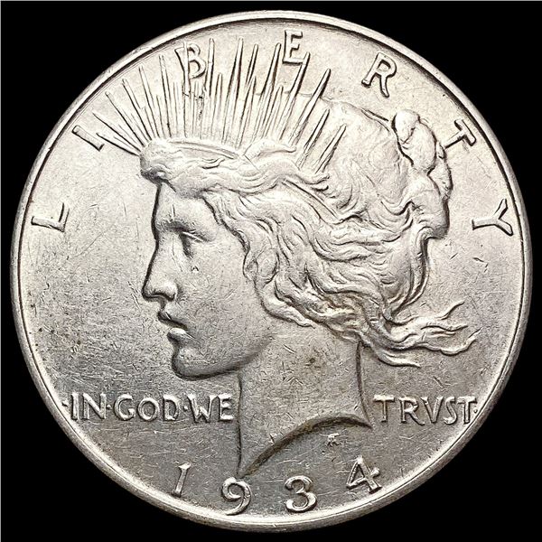 1934-D Silver Peace Dollar CLOSELY UNCIRCULATED