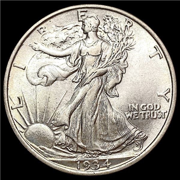 1934 Walking Liberty Half Dollar SUPERB GEM BU