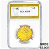 Image 1 : 1882 $10 Gold Eagle PGA MS64
