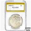 1904-O Morgan Silver Dollar PGA MS65