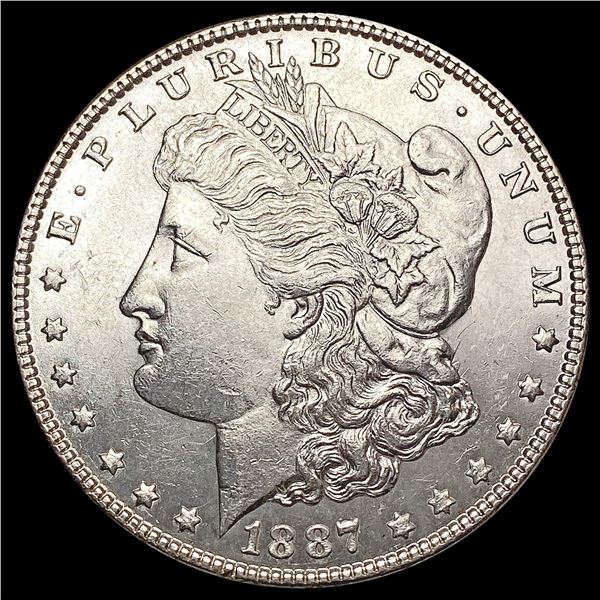 1887-P Morgan Silver Dollar SUPERB GEM BU