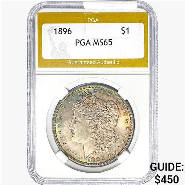 1896 Morgan Silver Dollar PGA MS65