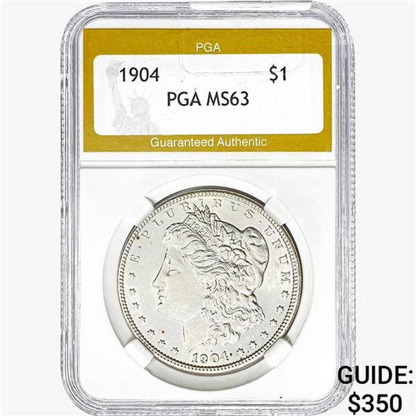 1904 Morgan Silver Dollar PGA MS63