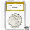 1904 Morgan Silver Dollar PGA MS63