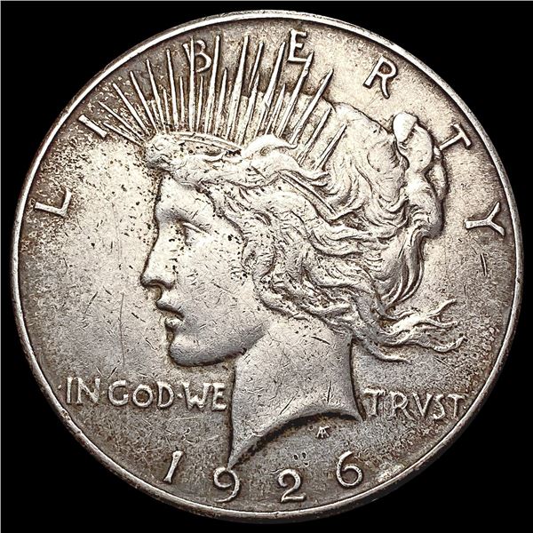 1926-S Silver Peace Dollar CLOSELY UNCIRCULATED