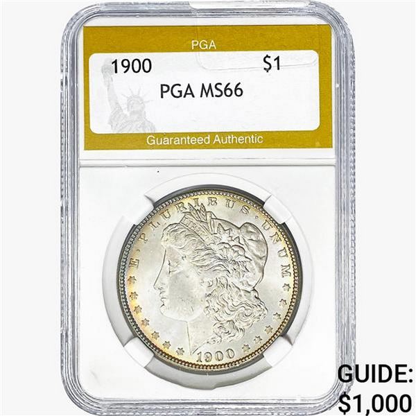 1900 Morgan Silver Dollar PGA MS66