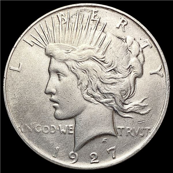 1927-D Silver Peace Dollar CHOICE AU
