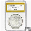 1878 REV 79 Morgan Silver Dollar PGA MS63+