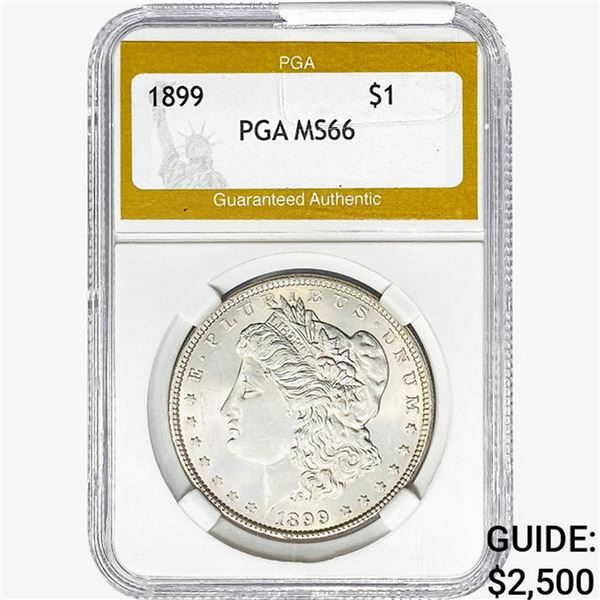 1899 Morgan Silver Dollar PGA MS66