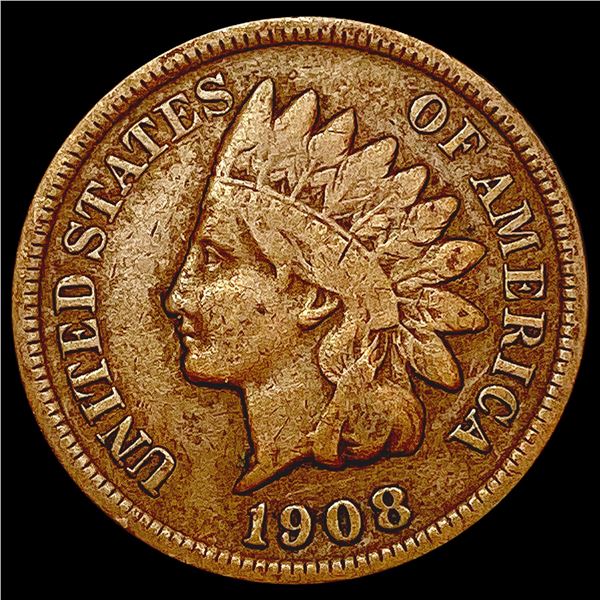 1908-S Indian Head Cent LIGHTLY CIRCULATED
