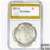 1921-D Morgan Silver Dollar PGA MS66+